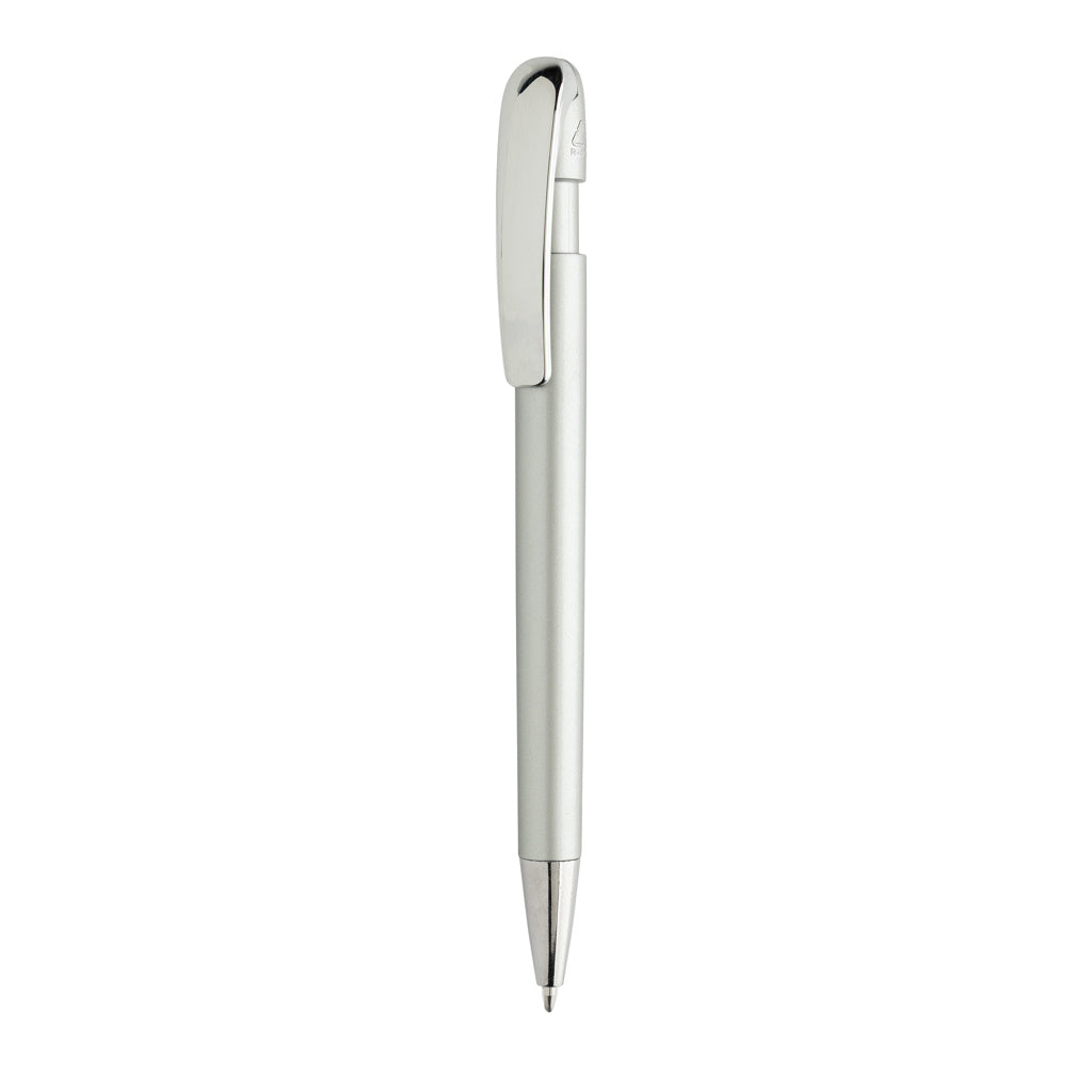 Glide GRS certified R-ABS Metal Clip Pen - grey, Recycled ABS,Metal