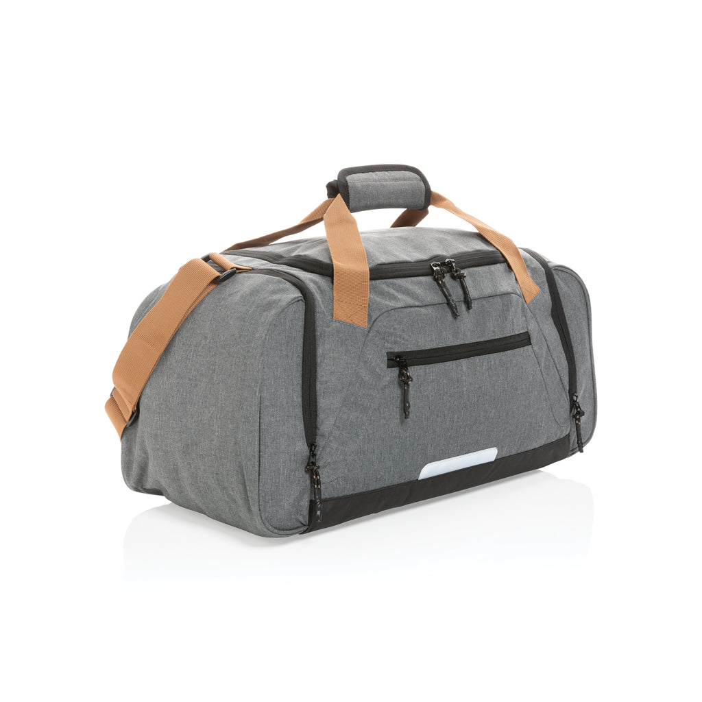 Impact AWARE™ Urban outdoor weekend bag - grey, rPET,rPET