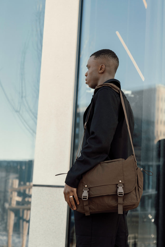 KENTO URBAN RCS recycled nylon 15.6 inch Messenger