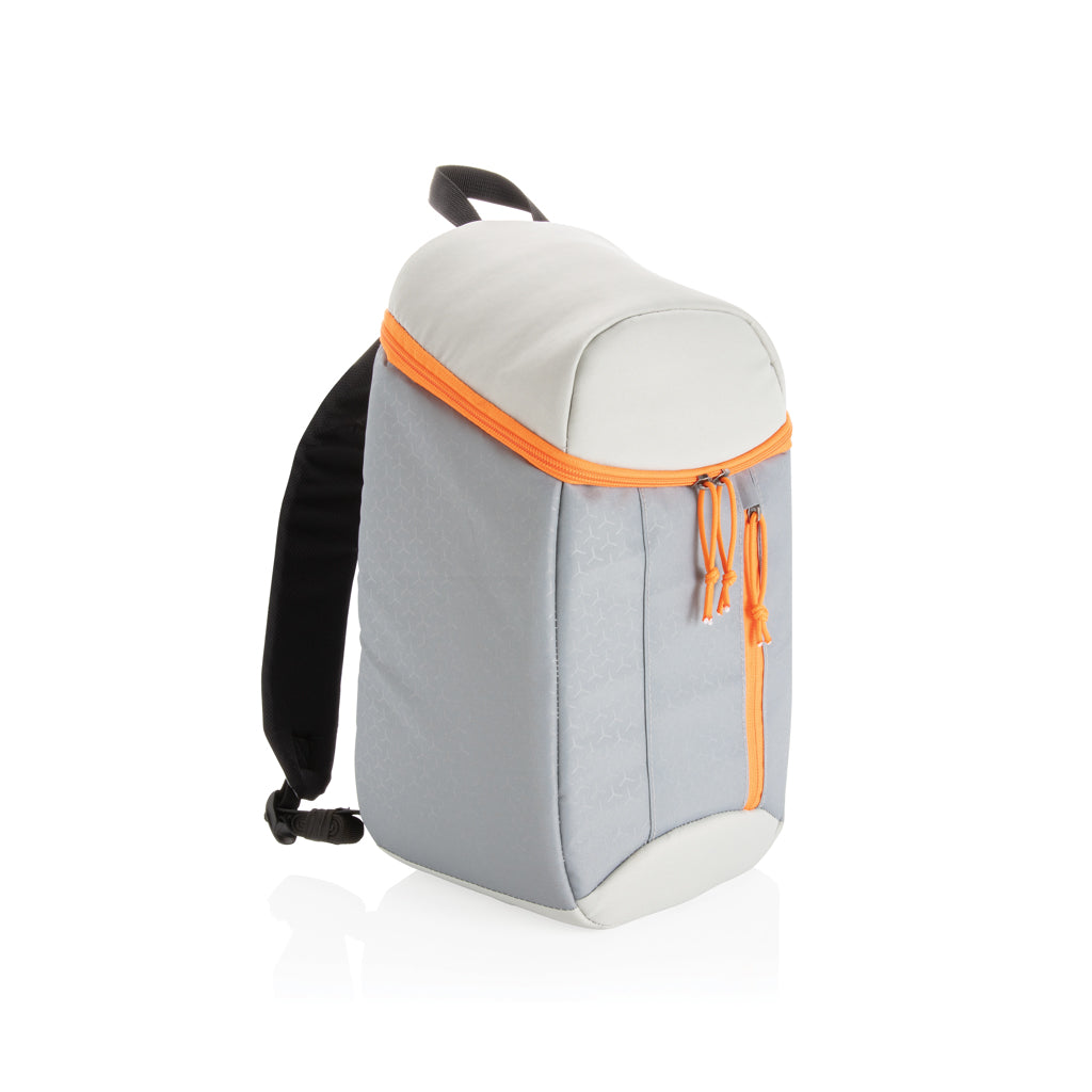 Hiking cooler backpack 10L - grey, Polyester,Polyethylene vinyl acetate
