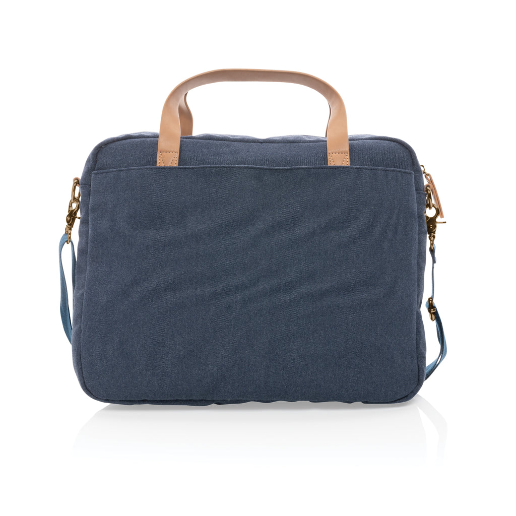 Impact AWARE™ 16 oz. recycled canvas laptop bag