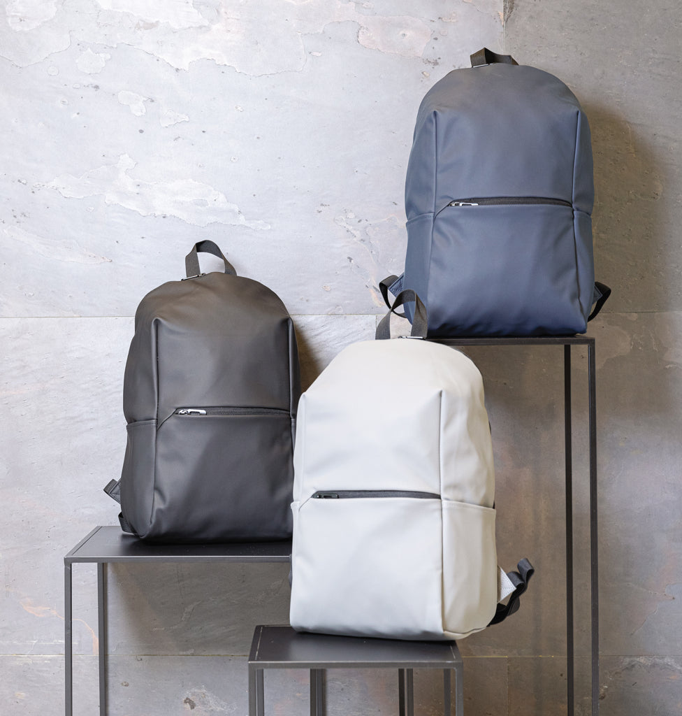 Smooth PU 15.6"laptop backpack