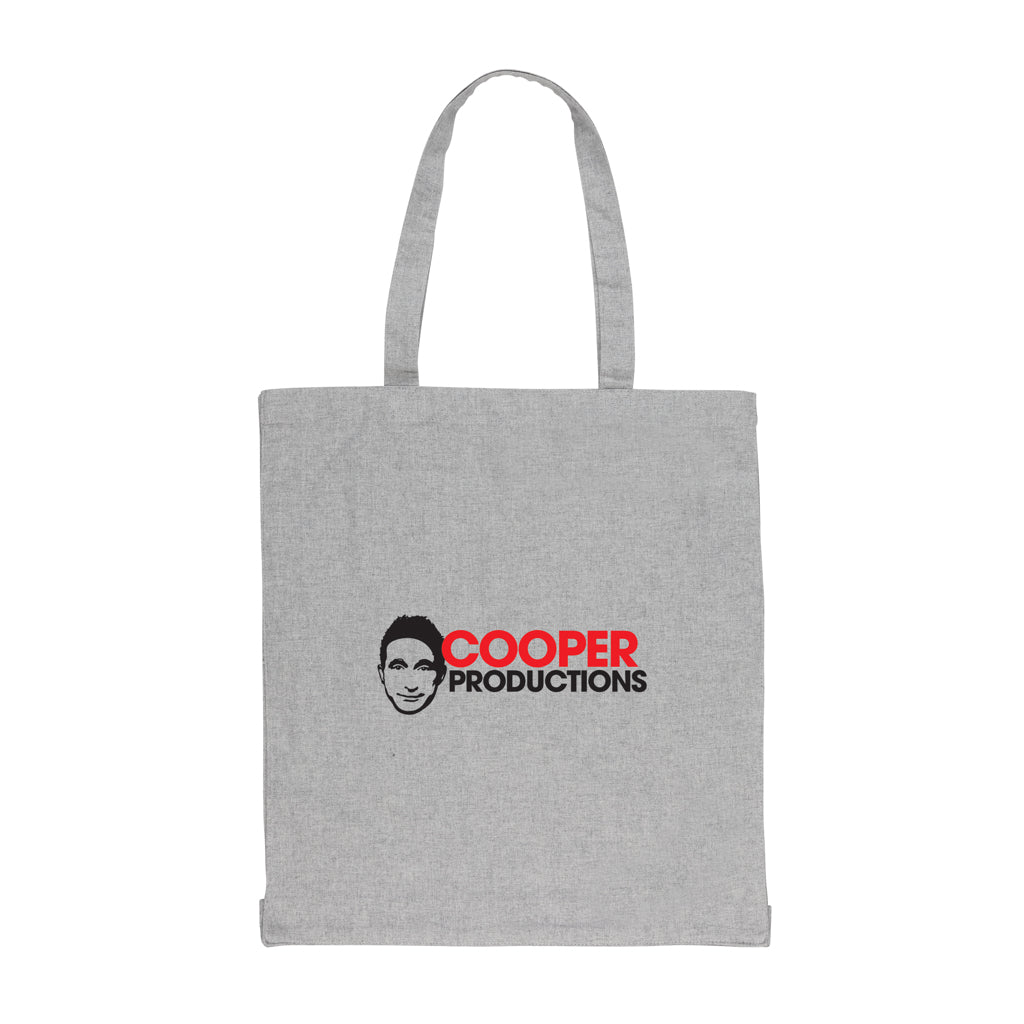 Impact AWARE™ Recycled cotton tote w/bottom 145g