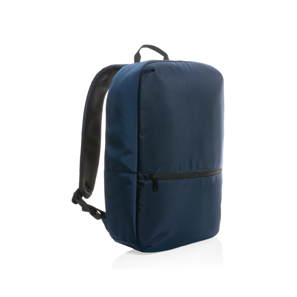 Impact AWARE™ 1200D Minimalist 15.6 inch laptop backpack - navy, rPET,rPET