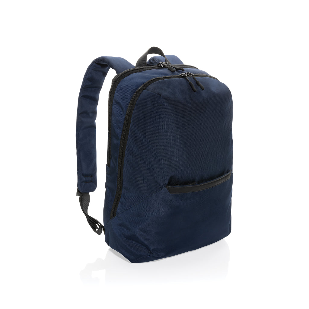 Impact AWARE™ 1200D 15.6'' modern laptop backpack - navy, rPET,rPET