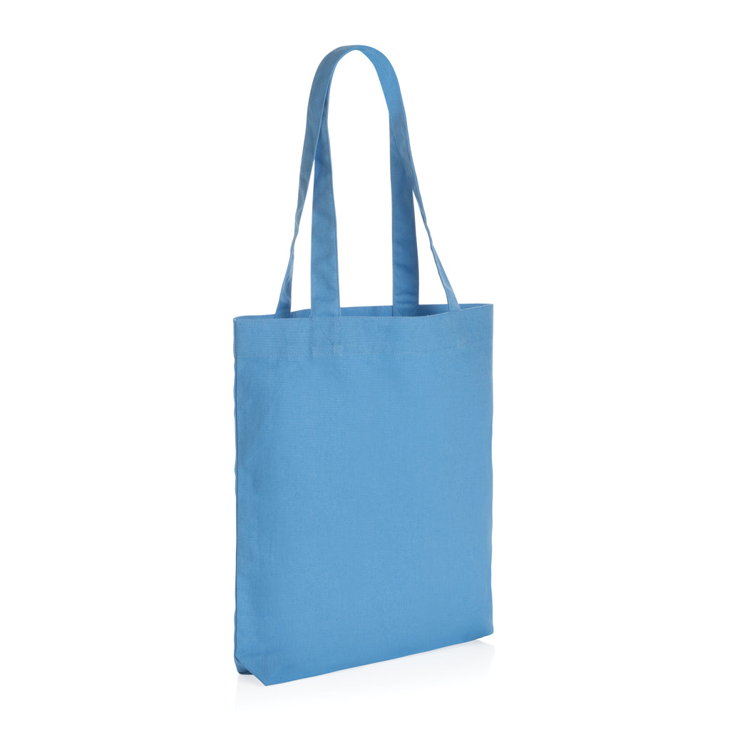 Impact Aware™ 285 gsm rcanvas tote bag - tranquil blue, Recycled Canvas