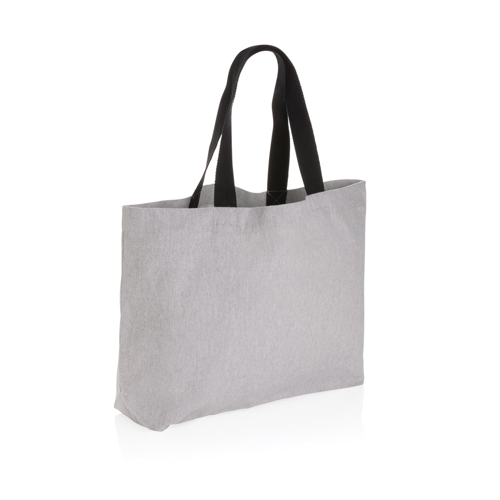 Impact Aware™ 240 gsm rcanvas large tote undyed - grey, Recycled Canvas