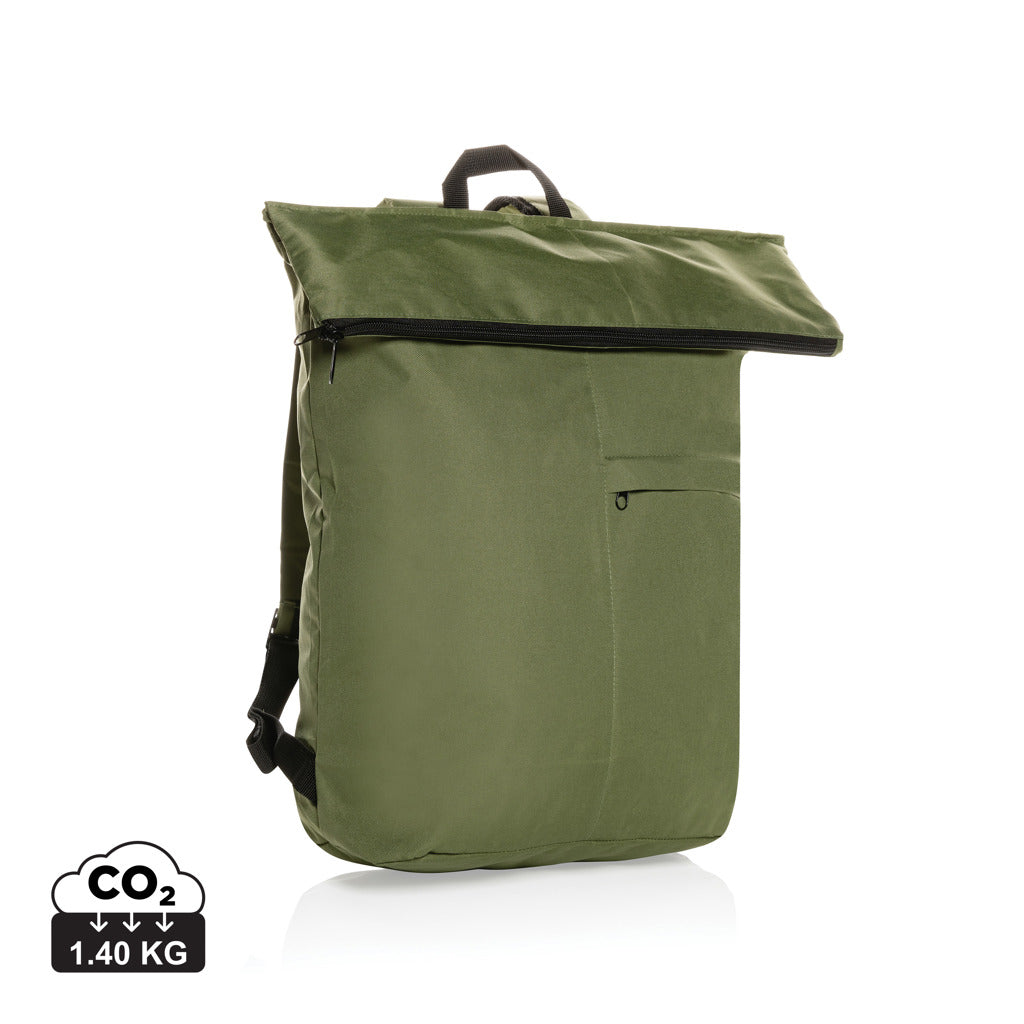 Dillon AWARE™ RPET lightweight foldable backpack
