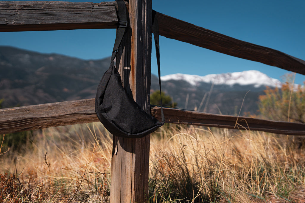 Crescent AWARE™ RPET half moon sling bag