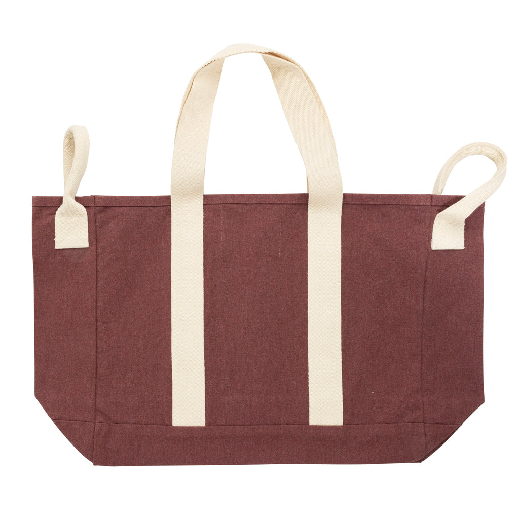 BEAU AWARE™ Beach bag 400gsm recycled canvas, with side hand
