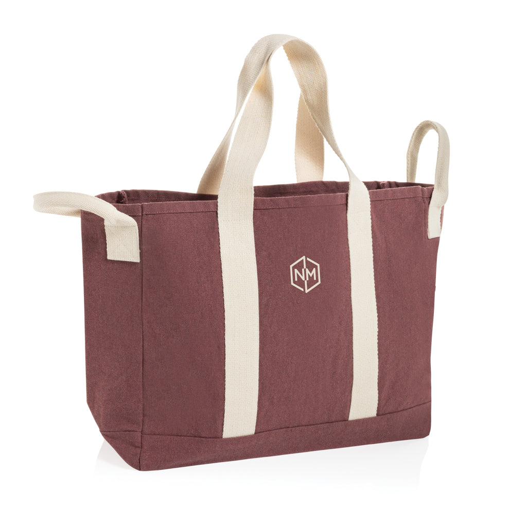BEAU AWARE™ Beach bag 400gsm recycled canvas, with side hand