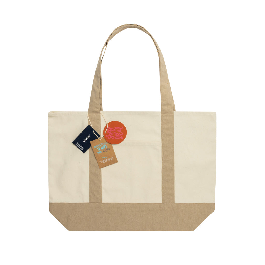 SHOP LOCAL AWARE™ recycled cotton 350gsm Tote bag