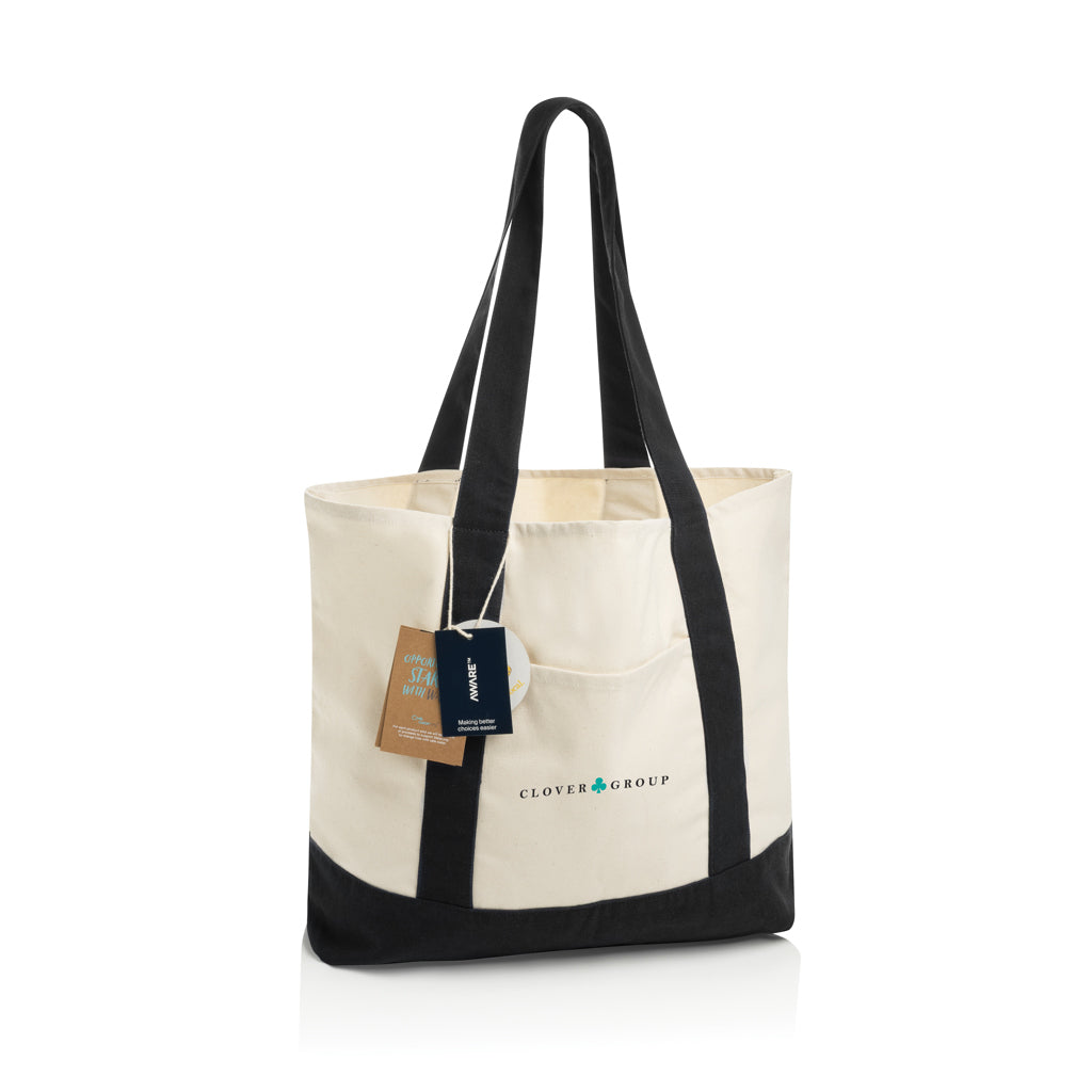 SHOP LOCAL AWARE™ recycled cotton 350gsm Tote bag