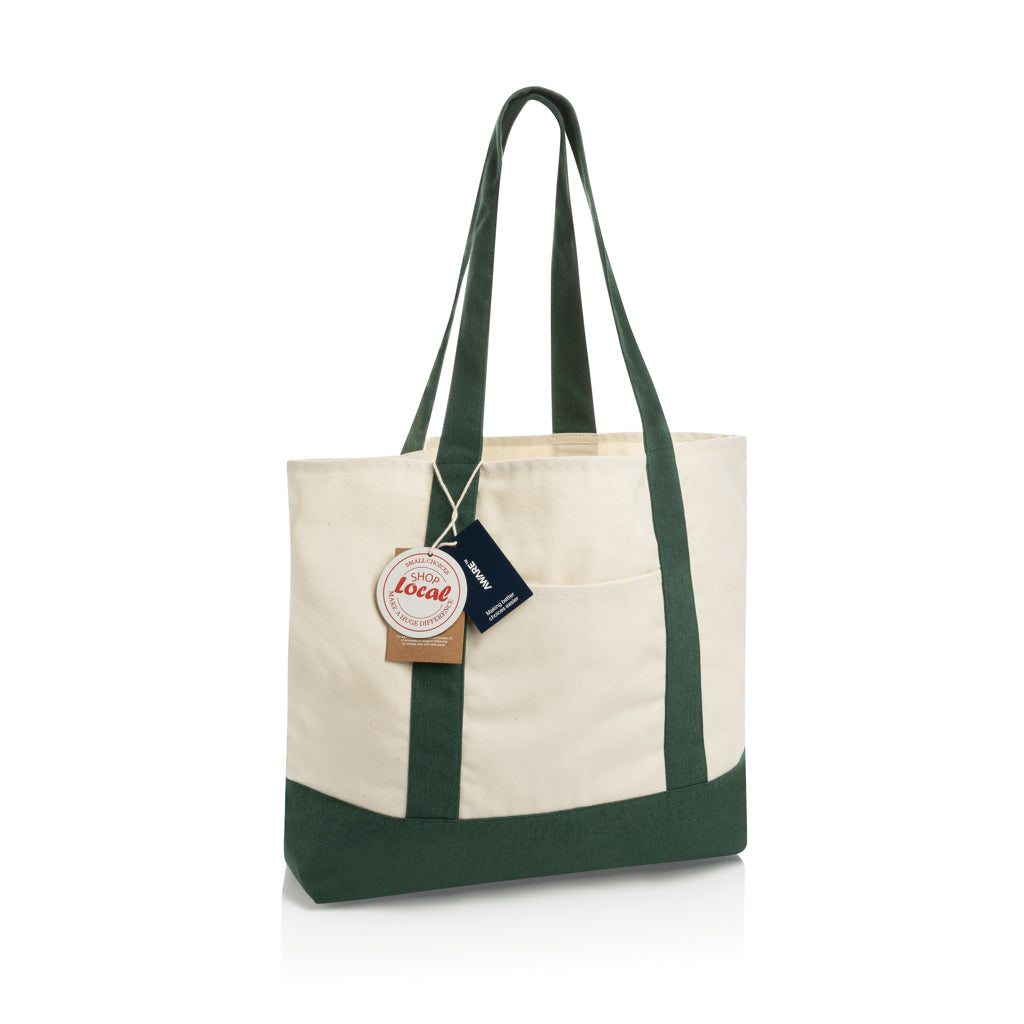 SHOP LOCAL AWARE™ recycled cotton 350gsm Tote bag