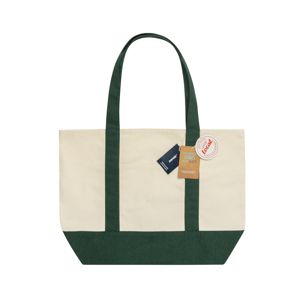 SHOP LOCAL AWARE™ recycled cotton 350gsm Tote bag