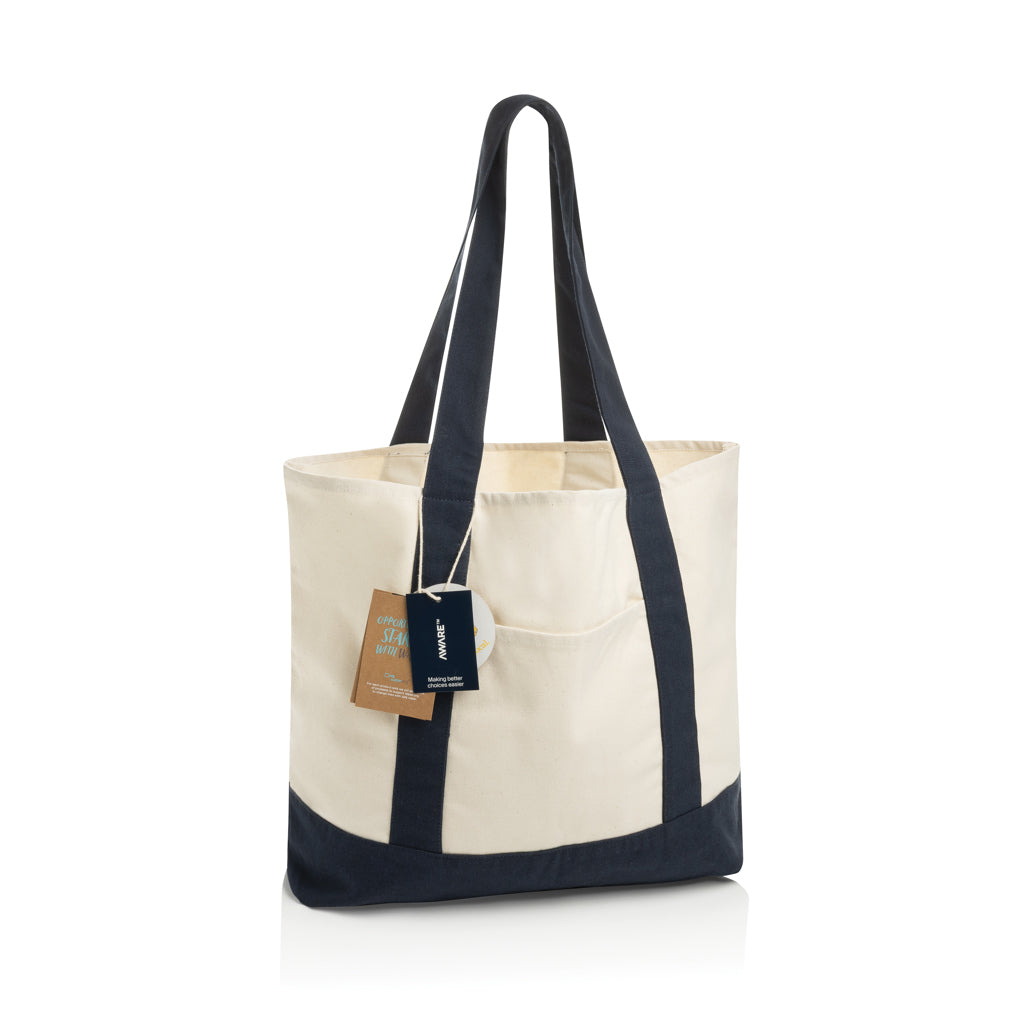 SHOP LOCAL AWARE™ recycled cotton 350gsm Tote bag
