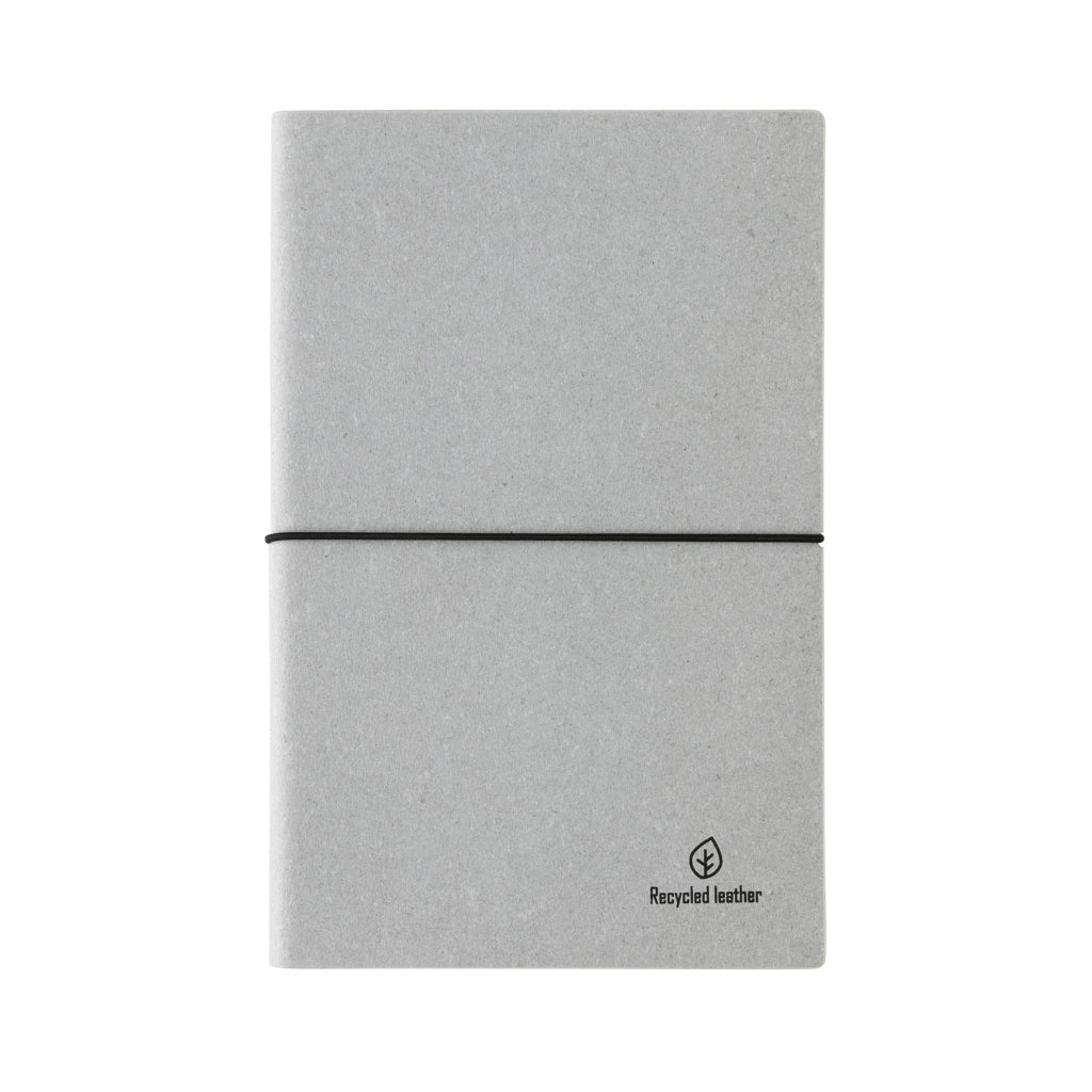 A5 GRS recycled leather notebook