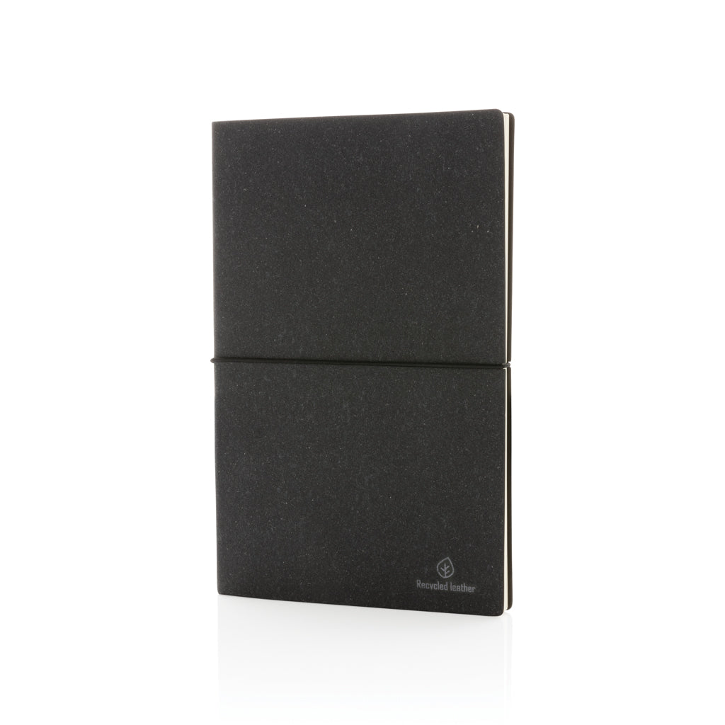 A5 GRS recycled leather notebook