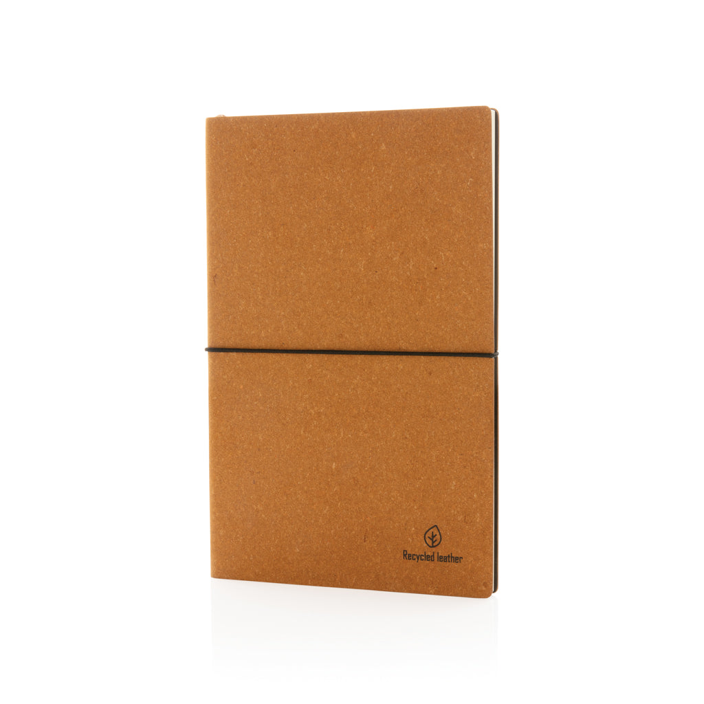 A5 GRS recycled leather notebook