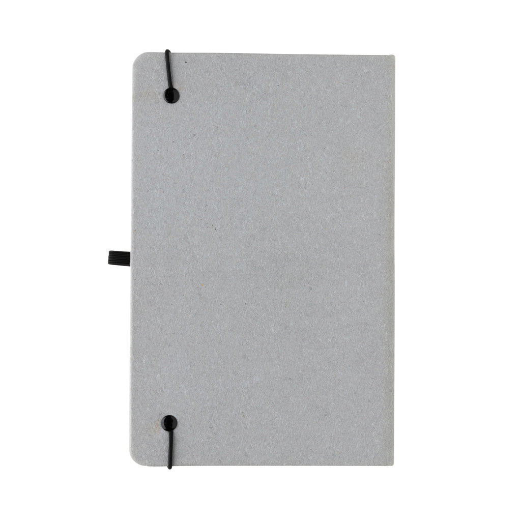GRS Recycled leather hardcover notebook A5