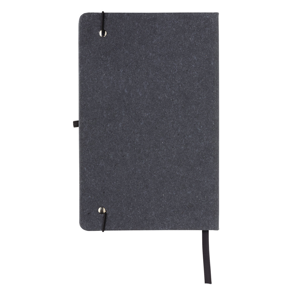GRS Recycled leather hardcover notebook A5