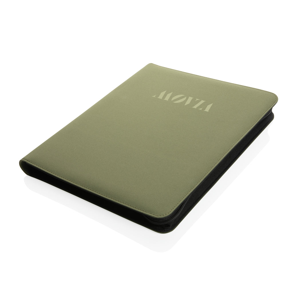 Impact Aware™ deluxe 300D tech portfolio with zipper