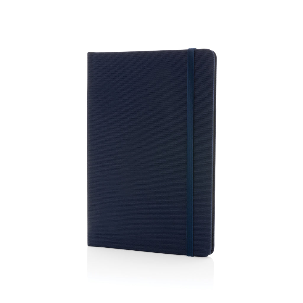 GRS certified RPET A5 notebook - navy, rPET,Paper