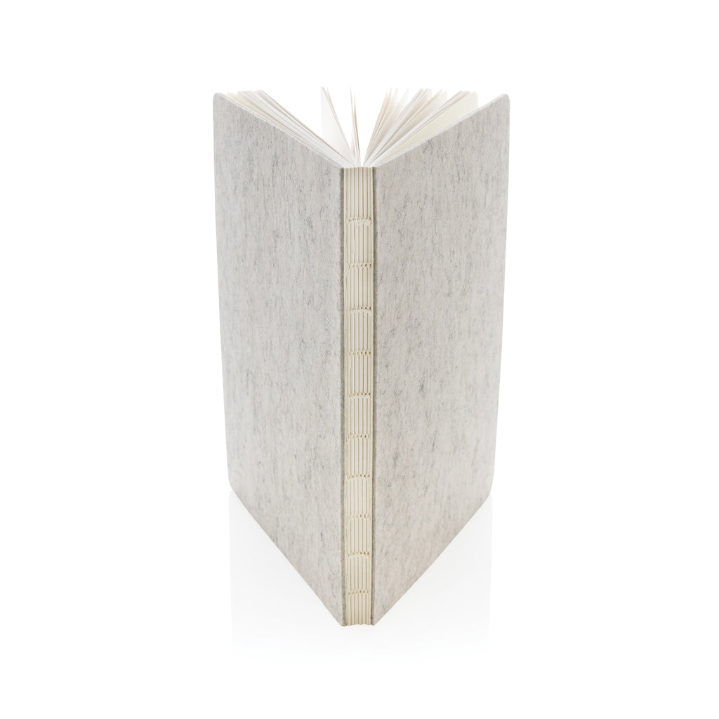 Phrase GRS certified recycled felt A5 notebook