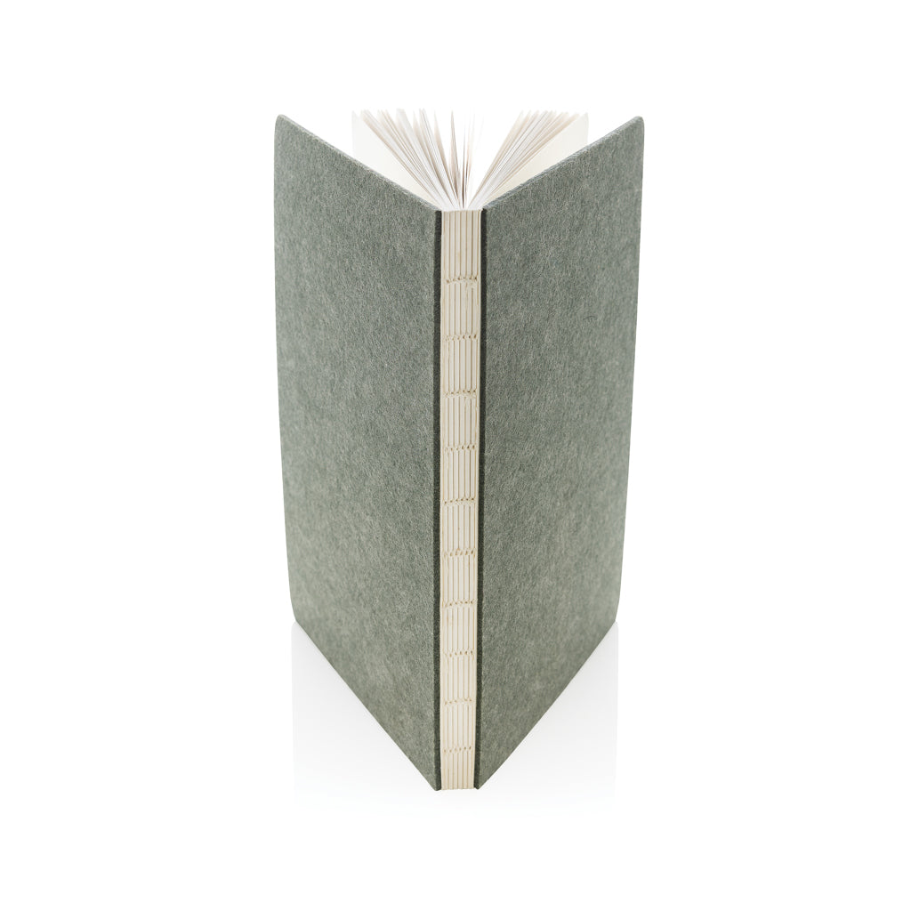 Phrase GRS certified recycled felt A5 notebook