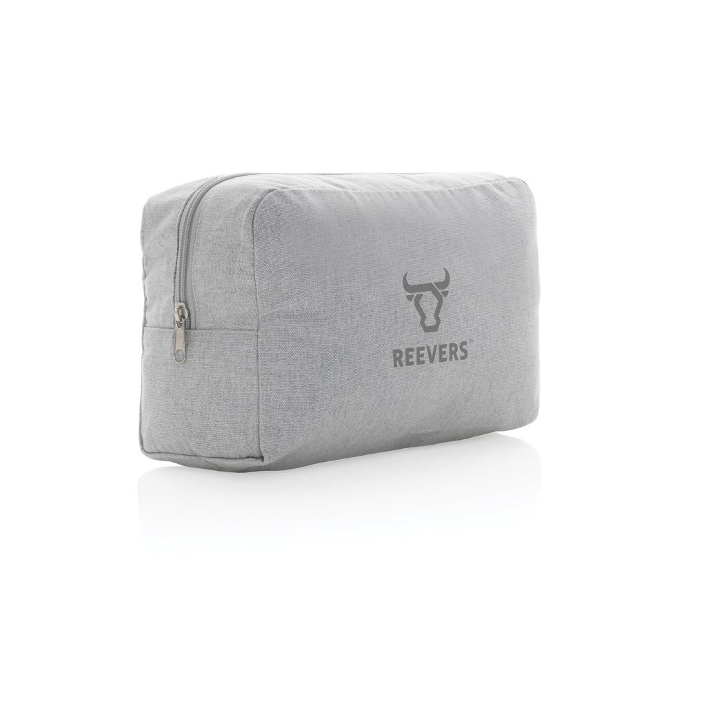 Impact Aware™ 285 gsm rcanvas toiletry bag undyed