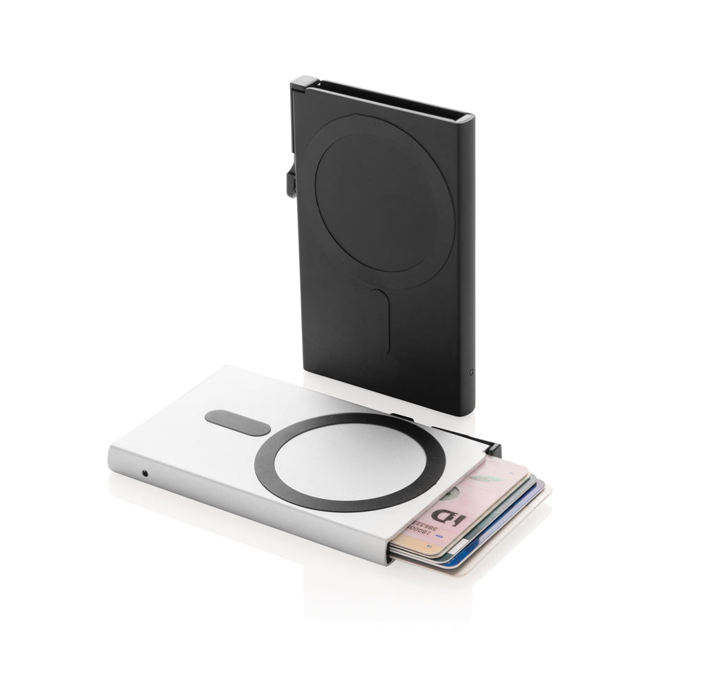 Standard aluminium RFID magnetic phone cardholder