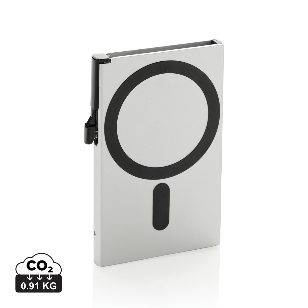 Standard aluminium RFID magnetic phone cardholder