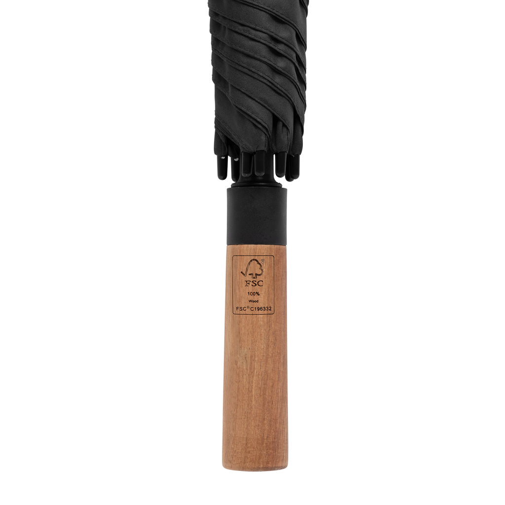 Tony Aware™ RPET 30 inch acacia auto open umbrella