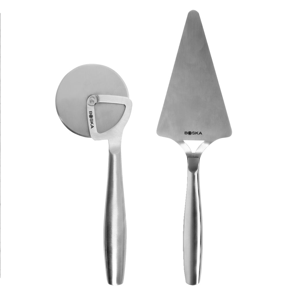BOSKA Pizza Set Copenhagen - steel, Stainless steel
