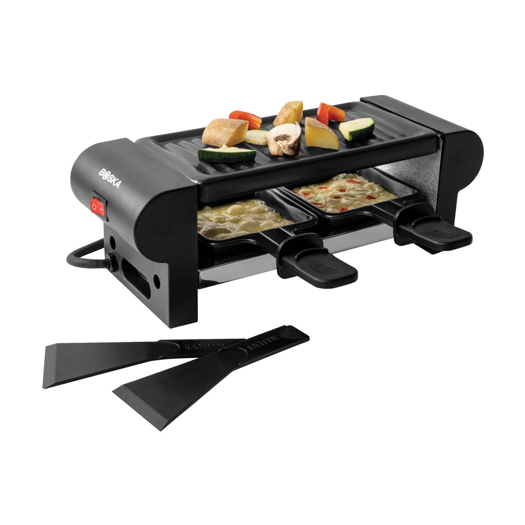 BOSKA Gourmet Raclette Mini 220V (EU Type F) - black, Stainless steel,Steel
