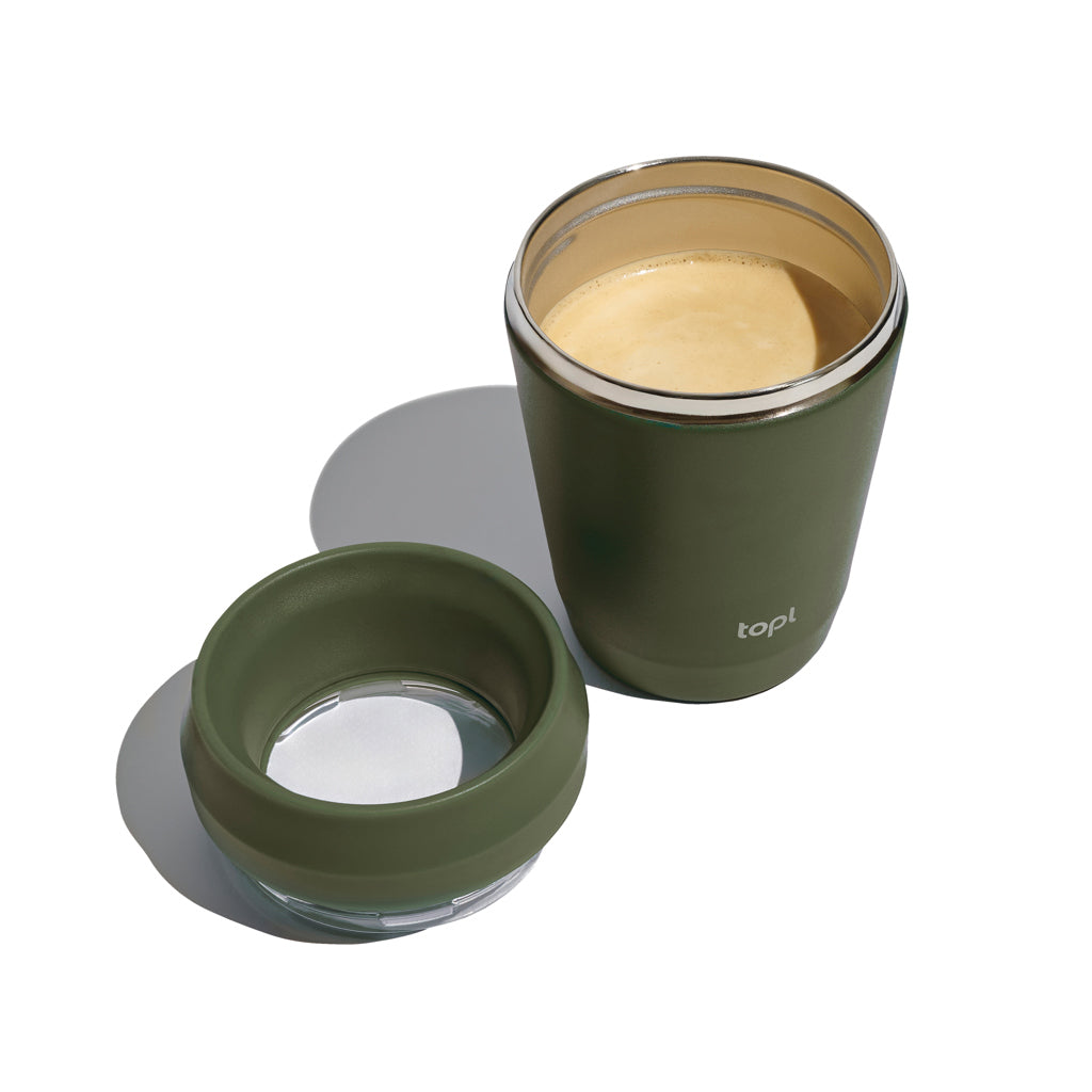 Topl Recycled Steel To Go Tumbler Patented 360 Lid 235ml