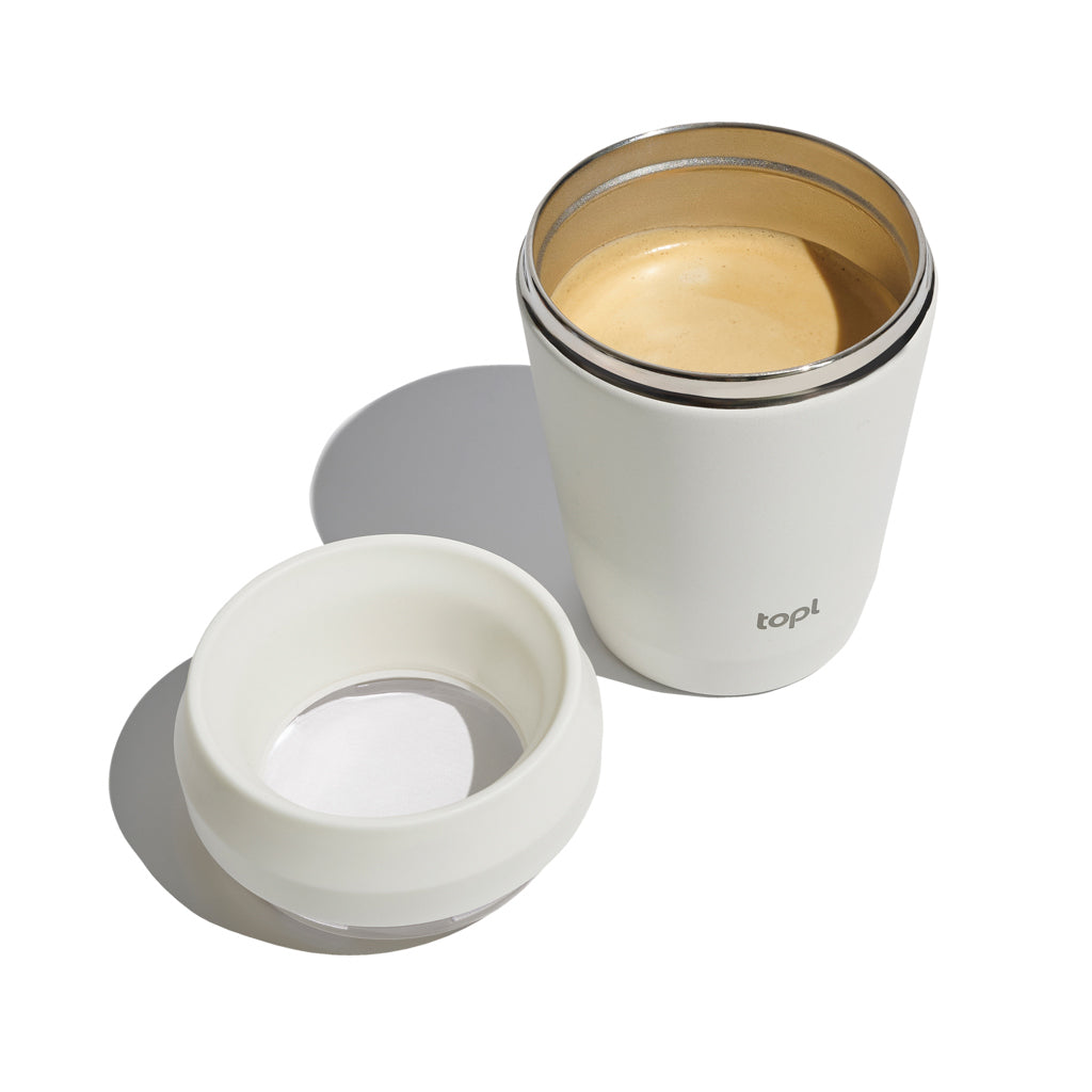 Topl Recycled Steel To Go Tumbler Patented 360 Lid 235ml