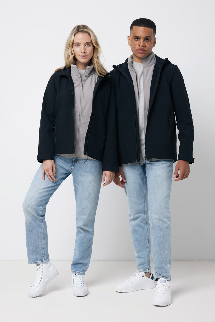 IQONIQ Makalu men recycled polyester soft shell jacket