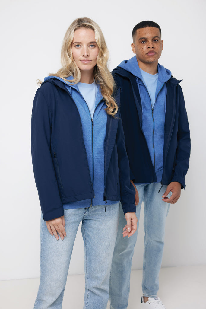 IQONIQ Makalu men recycled polyester soft shell jacket