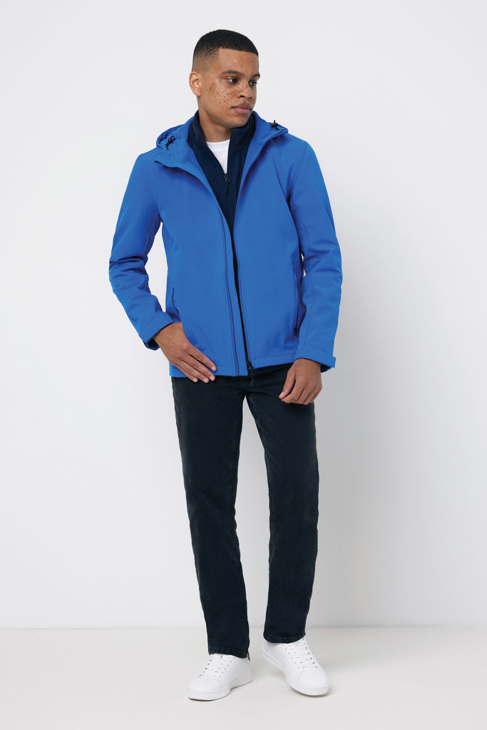 IQONIQ Makalu men recycled polyester soft shell jacket