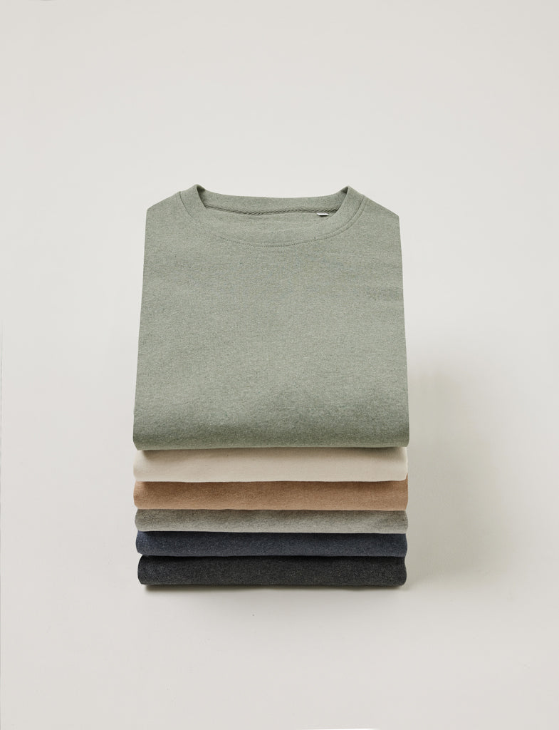 IQONIQ Manuel recycled cotton t-shirt undyed