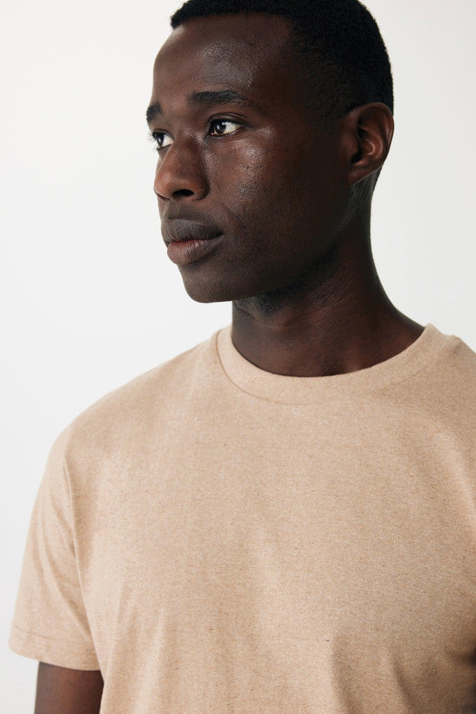 IQONIQ Manuel recycled cotton t-shirt undyed