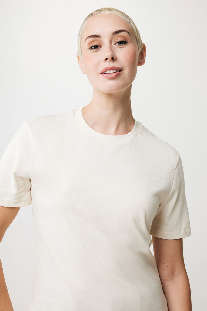 IQONIQ Manuel recycled cotton t-shirt undyed