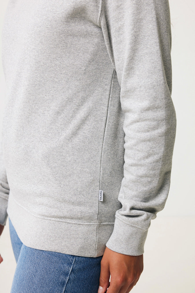 IQONIQ Denali recycled cotton crew neck undyed
