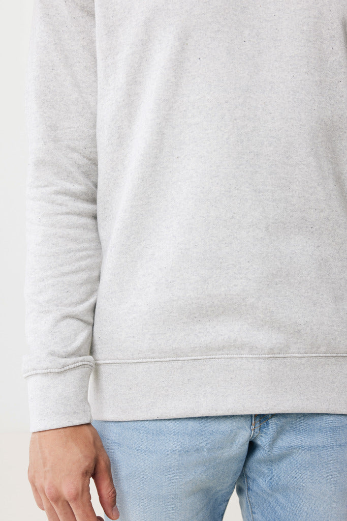 IQONIQ Denali recycled cotton crew neck undyed