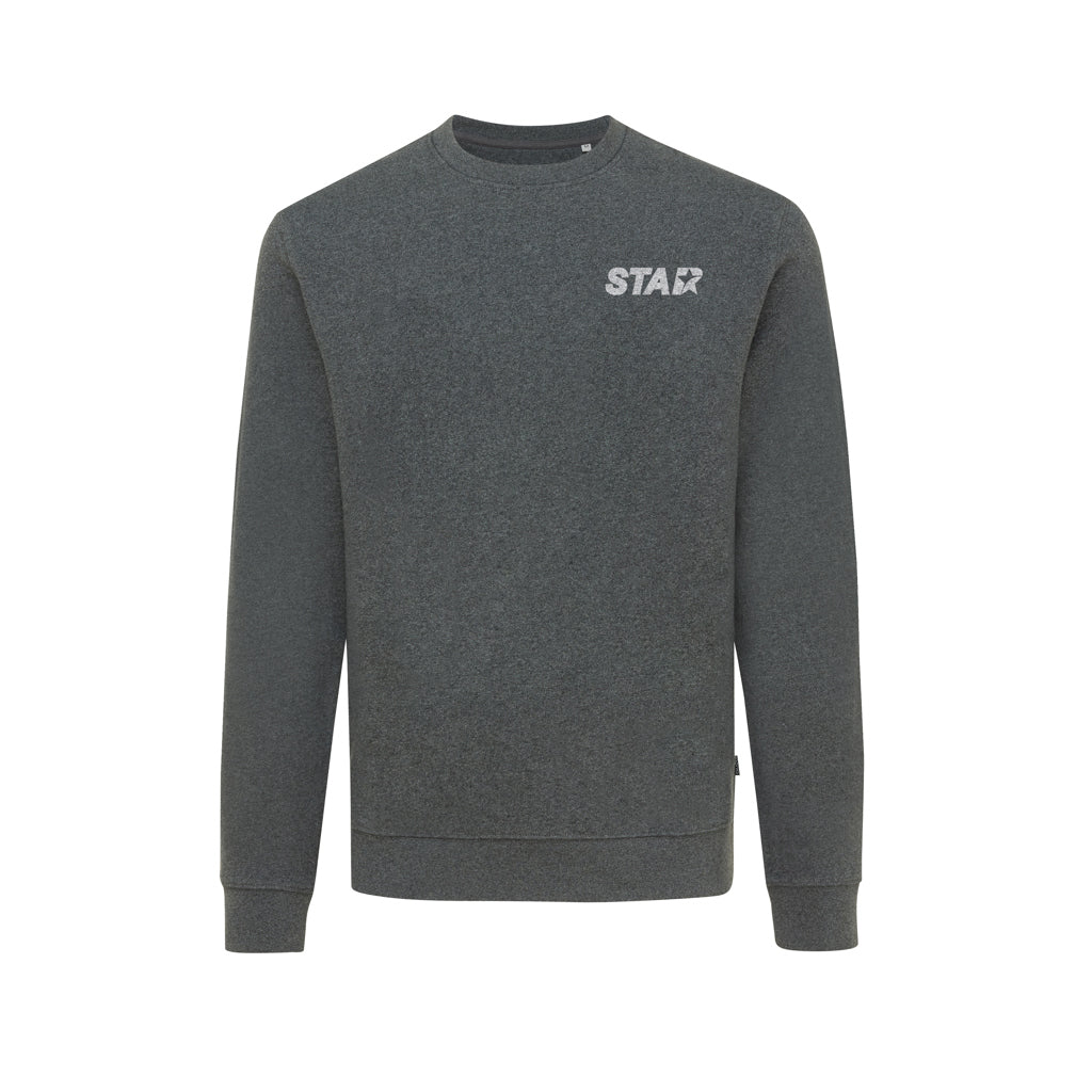 IQONIQ Denali recycled cotton crew neck undyed