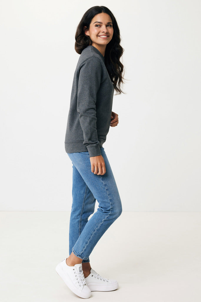 IQONIQ Denali recycled cotton crew neck undyed