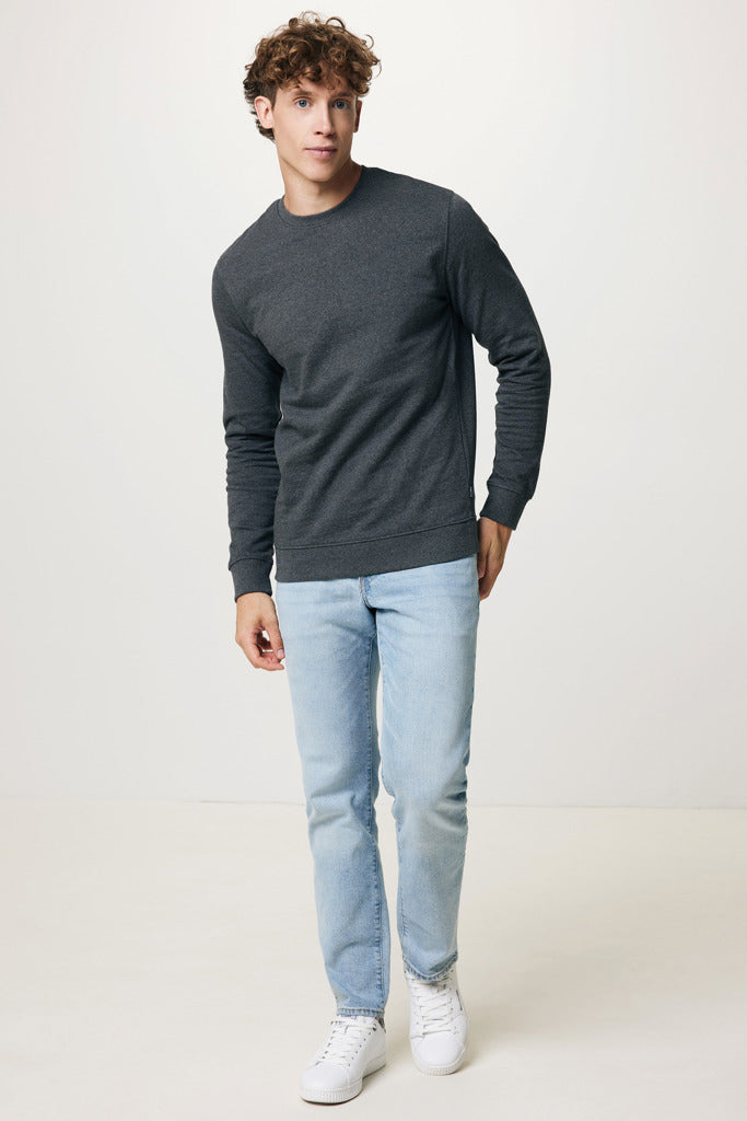 IQONIQ Denali recycled cotton crew neck undyed