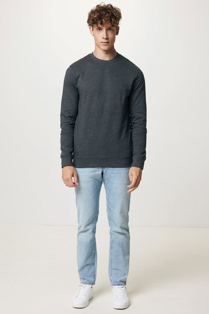IQONIQ Denali recycled cotton crew neck undyed