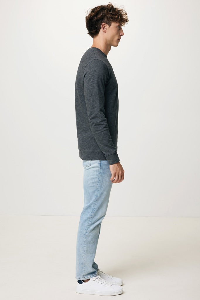 IQONIQ Denali recycled cotton crew neck undyed
